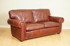 Stunning Wade Upholstery Redish Brown Two Seater Sofa, Grand Sofa Available