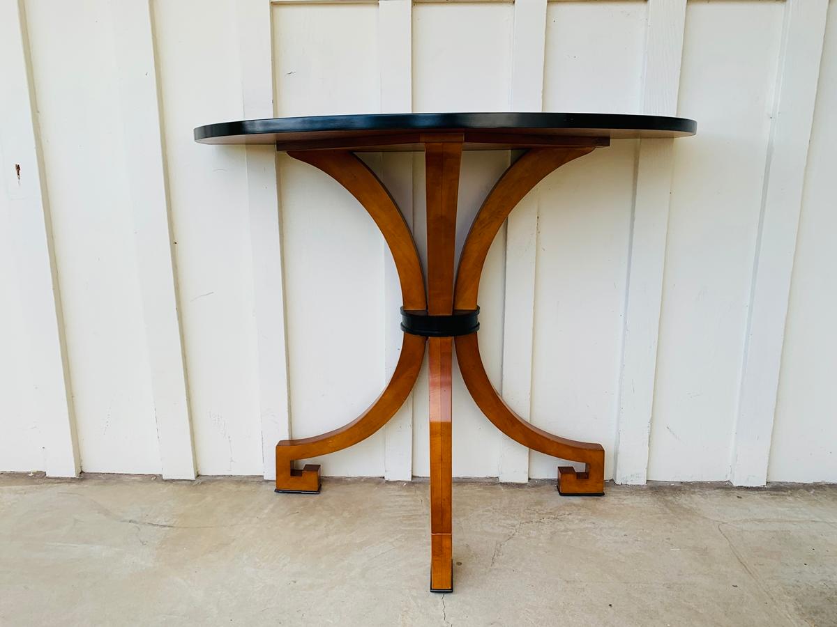 Stunning Wall Console W-Sunburst Top and Greek Key Legs 12