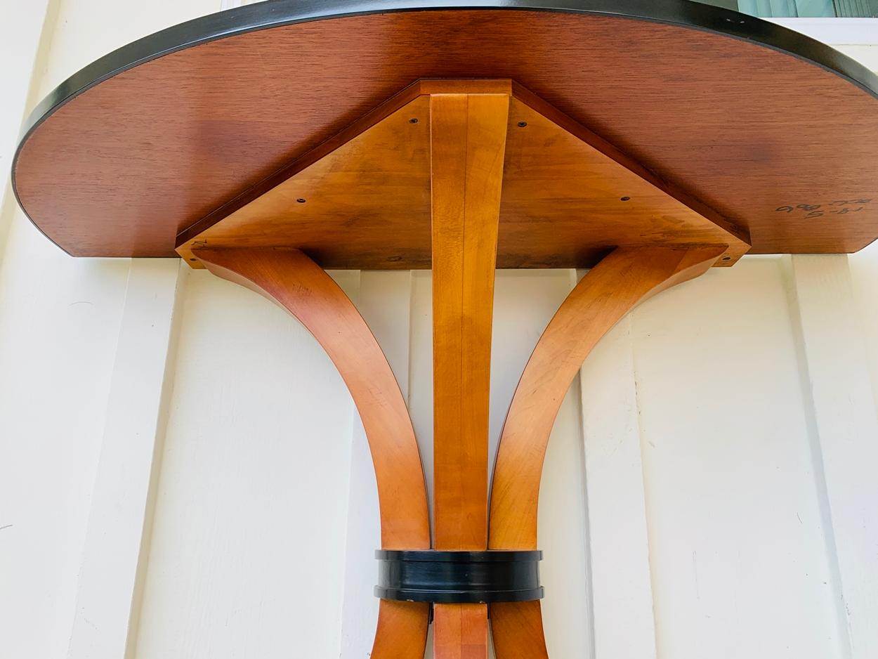 Unknown Stunning Wall Console W-Sunburst Top and Greek Key Legs