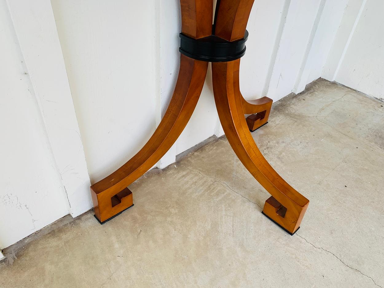 Stunning Wall Console W-Sunburst Top and Greek Key Legs 2