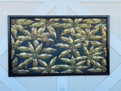 Stunning Wall Sculpture in Solid Brass by Maitland-Smith