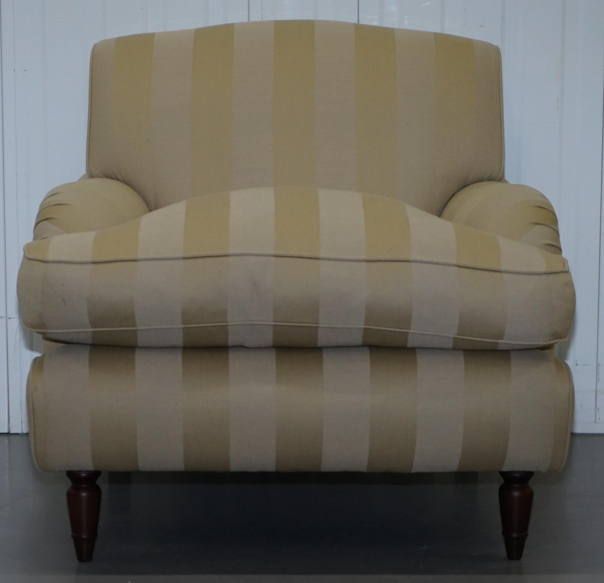 Stunning Wesley Barrell England Howard Sofa Pair of Armchairs Suite 9