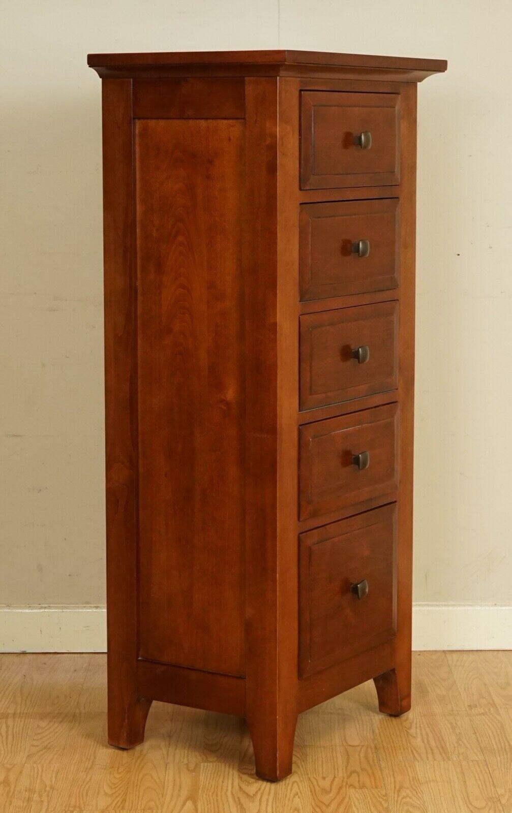 Stunning Willis & Gambier Hardwood Tallboy Chest of Drawers Part of Suite 4