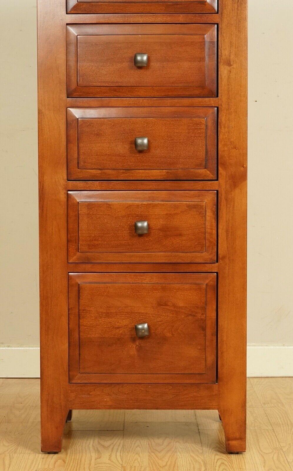 20th Century Stunning Willis & Gambier Hardwood Tallboy Chest of Drawers Part of Suite