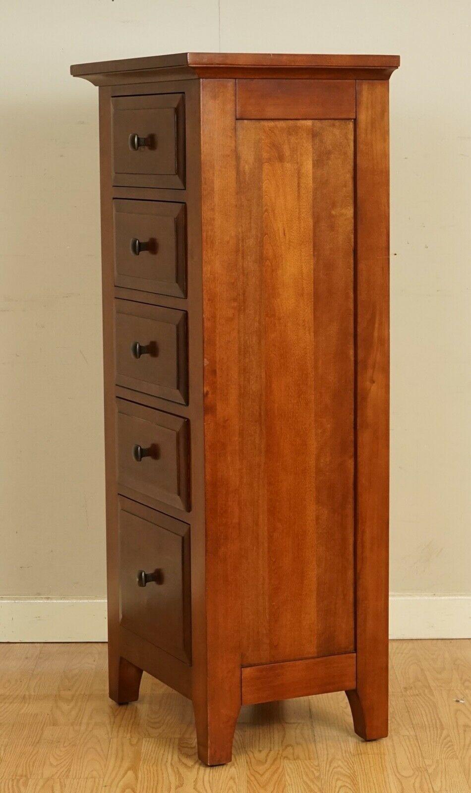 Stunning Willis & Gambier Hardwood Tallboy Chest of Drawers Part of Suite 3