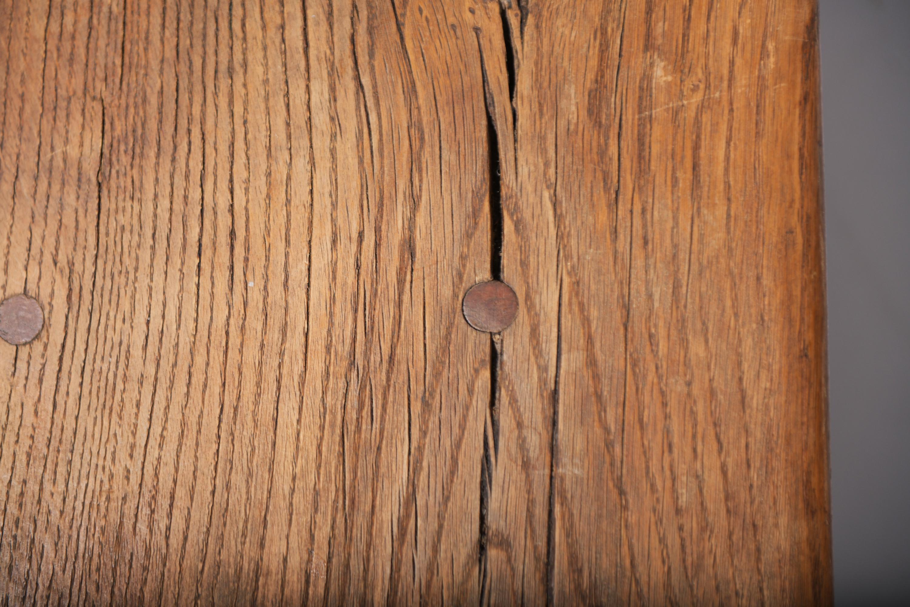 Stunning wooden Coffee table style brutalist / wabi sabi / japandi - France 5
