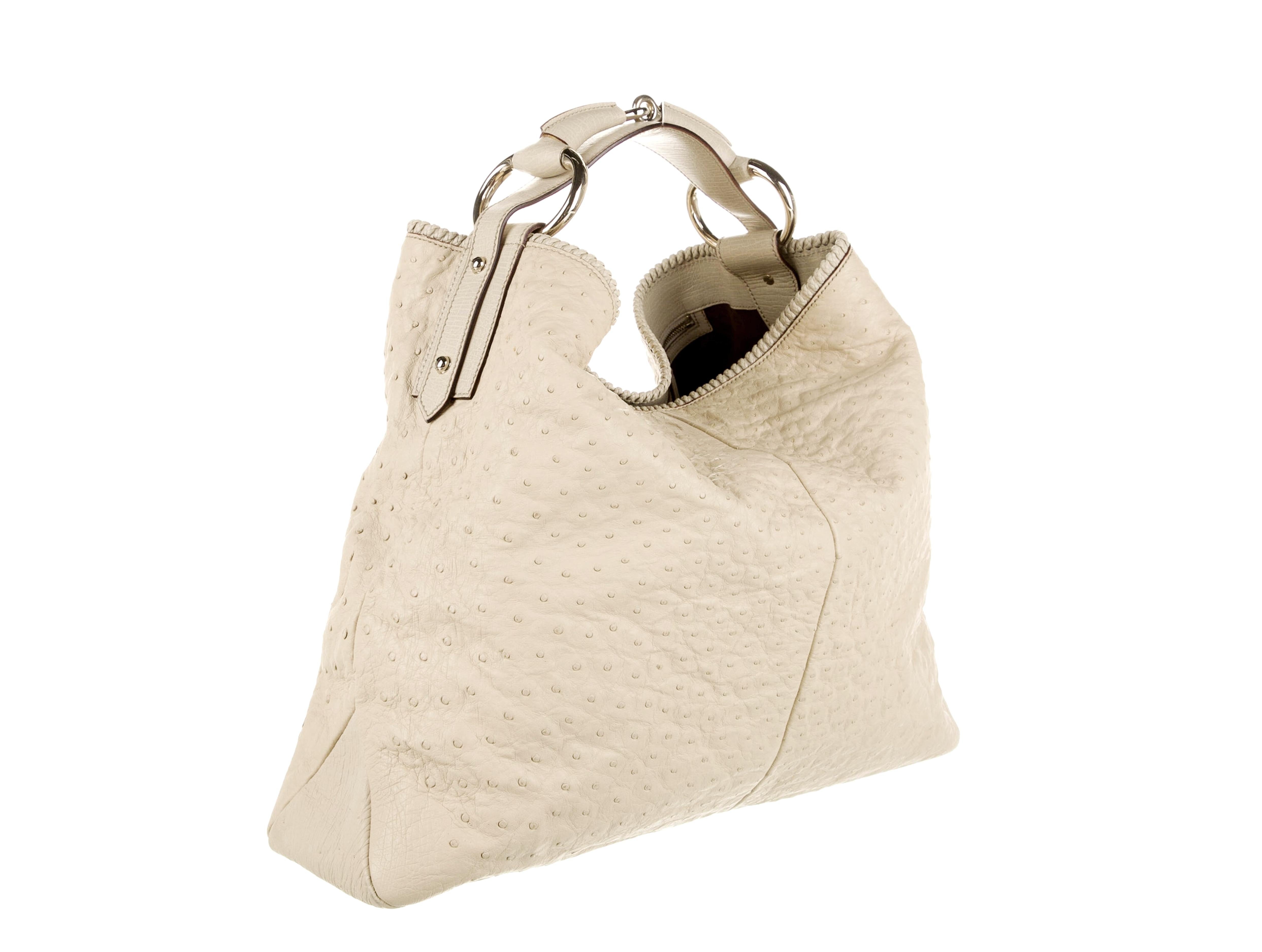 EXTREMELY RARE

GUCCI OSTRICH HOBO BAG
XL SIZE
LIMITED EDITON - ONLY VERY FEW PIECES WERE PRODUCED OF THIS GORGEOUS BAG AND SOLD IN FLAGSHIP STORES TO A SELECTED CLIENTELE

DETAILS: 
A GUCCI signature piece that will last you for many years
Timeless