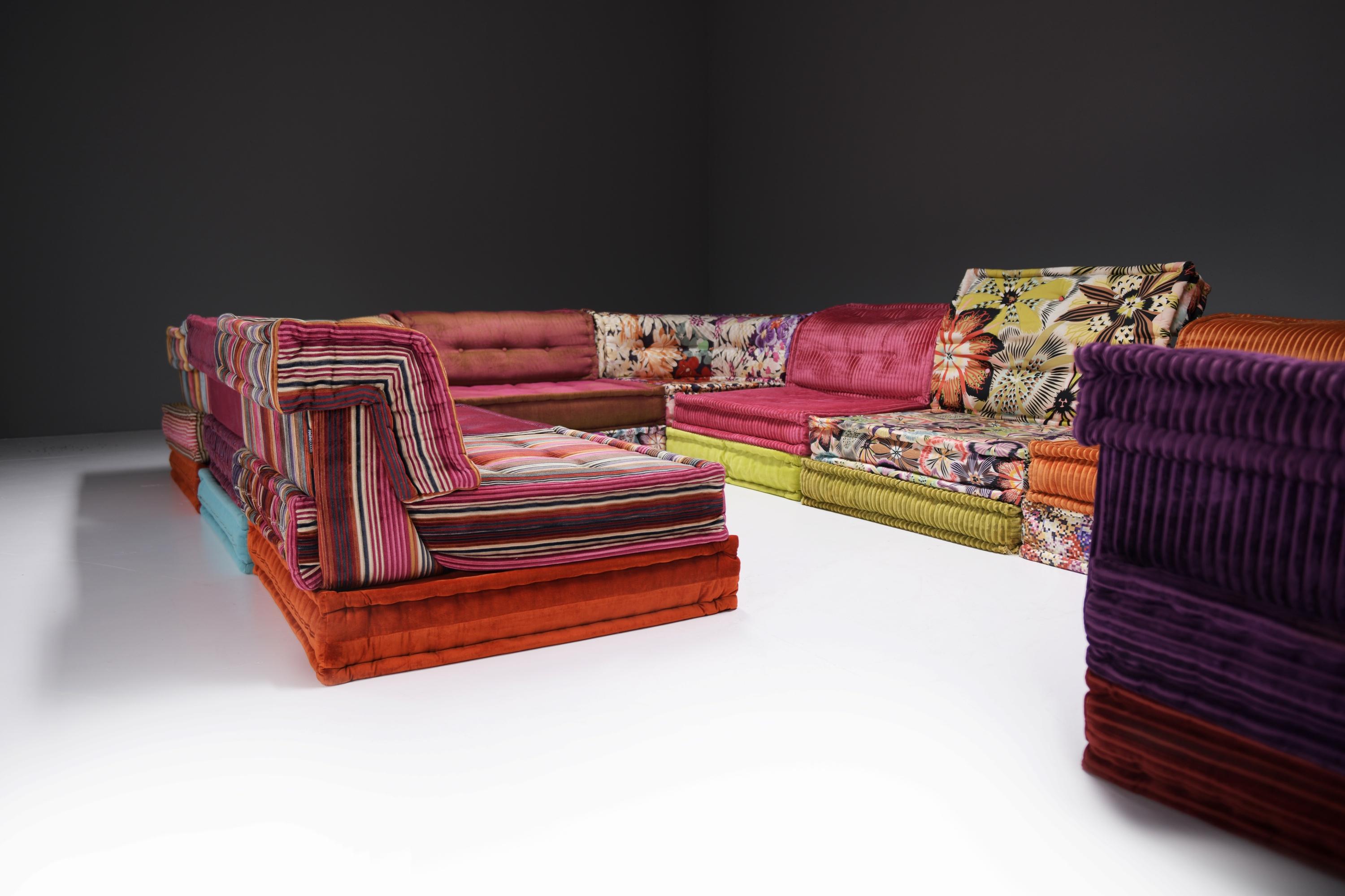 Atemberaubender XXL Mah Jong 'Missoni Home' Stoff von XXL  Hans Hopfer für Roche Bobois im Angebot 6
