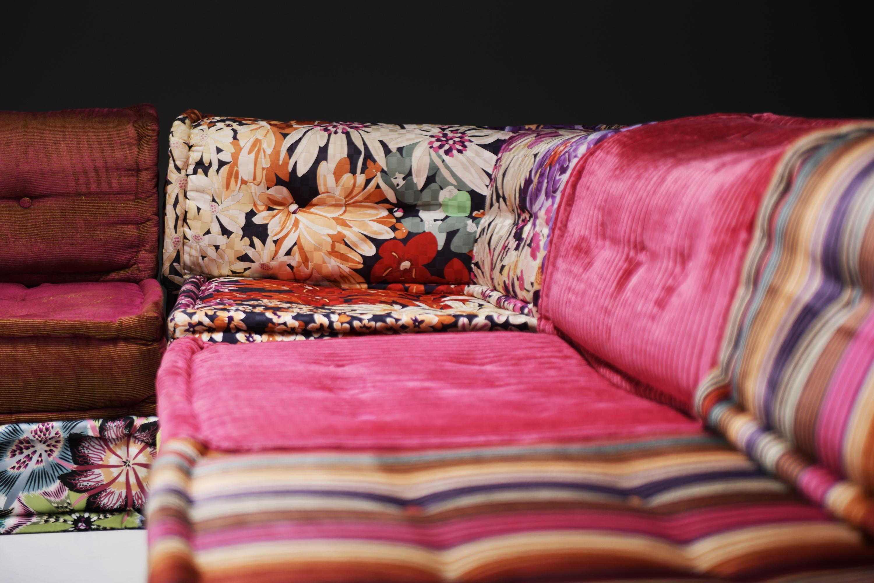 Atemberaubender XXL Mah Jong 'Missoni Home' Stoff von XXL  Hans Hopfer für Roche Bobois im Angebot 14