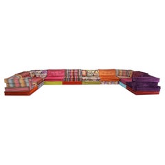 Superbe tissu XXL Mah Jong « Missoni Home »  par Hans Hopfer pour Roche Bobois