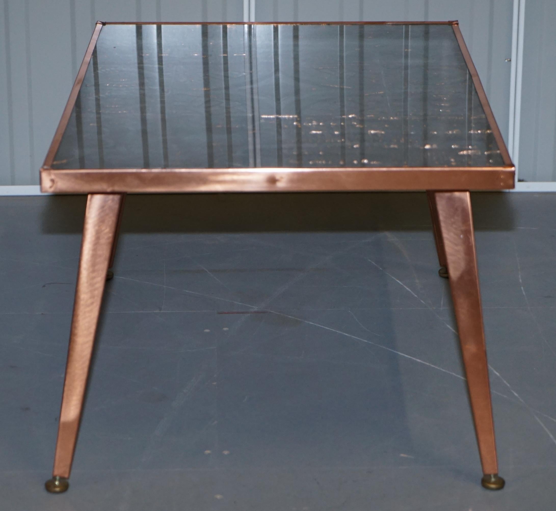 Stunning Zambian Copper Craft Ltd Ornate Coffee or Cocktail Table Seriously Cool 5