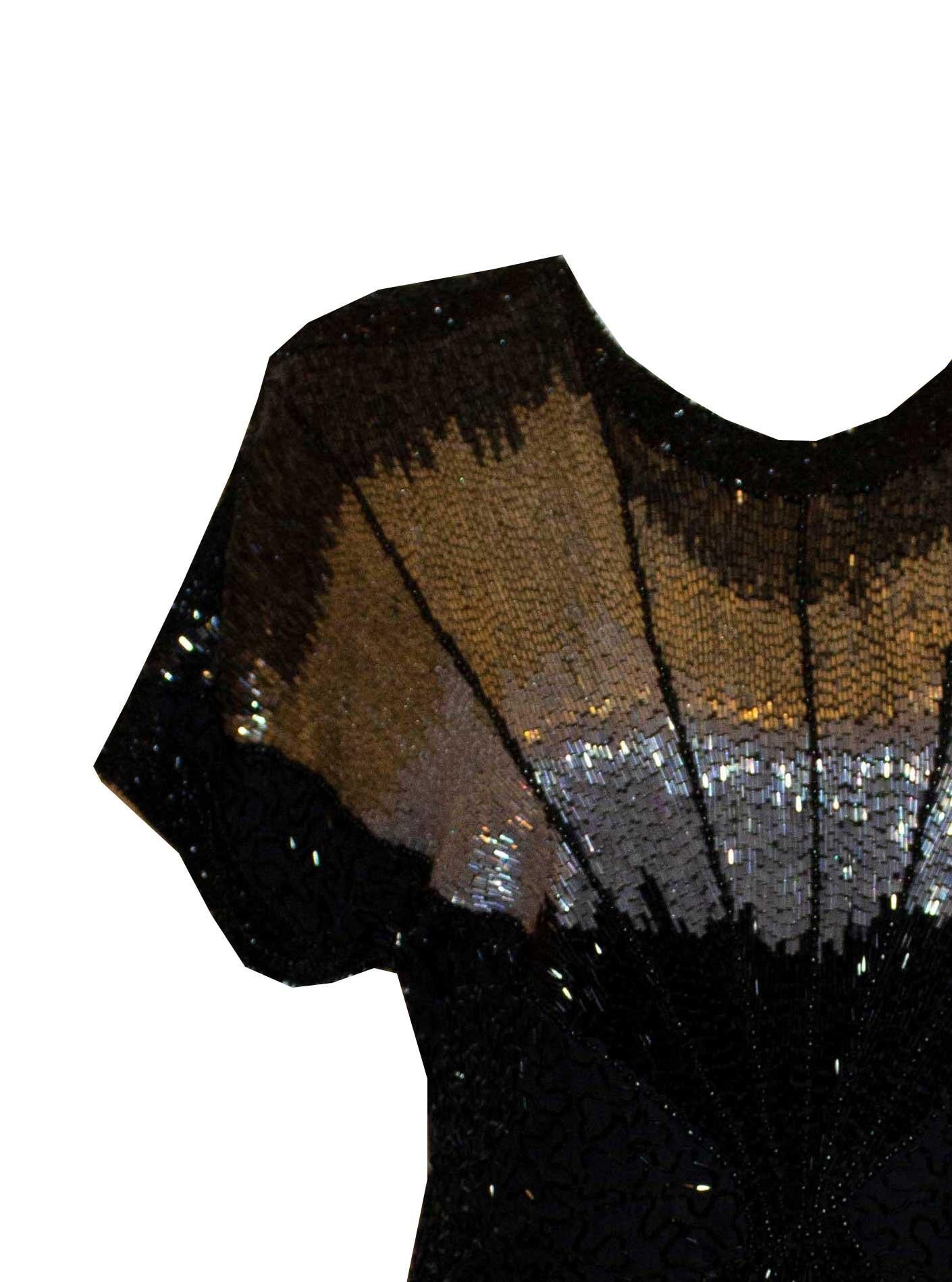 Women's or Men's StunningDeco Style Vintage Beaded Top For Sale