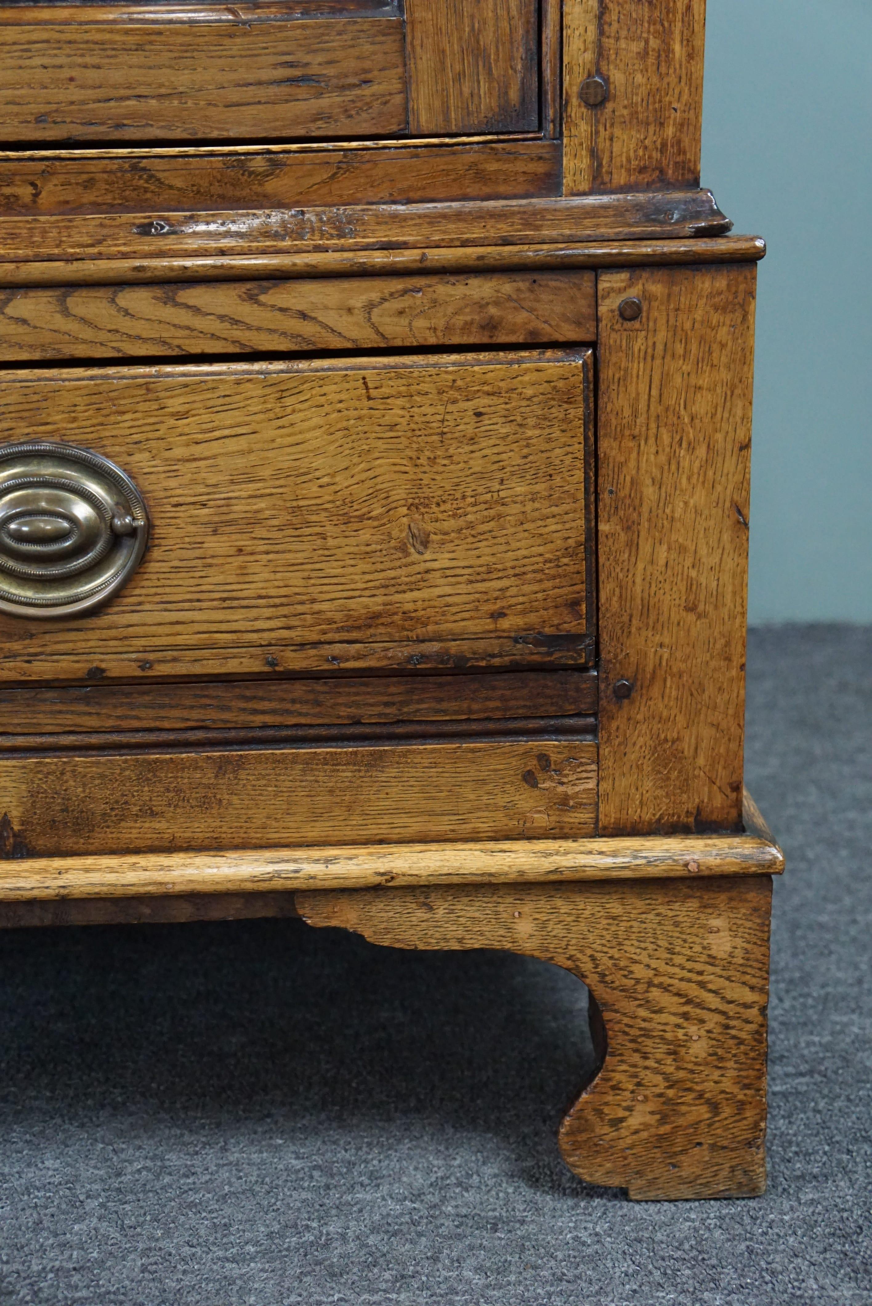 Magnifique meuble de presse en chêne gallois de la fin du XVIIIe siècle. en vente 8