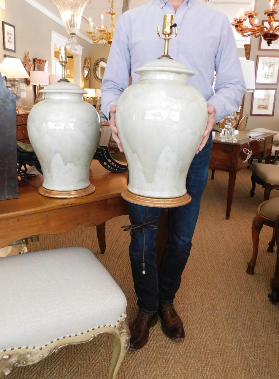 vintage ginger jar lamps