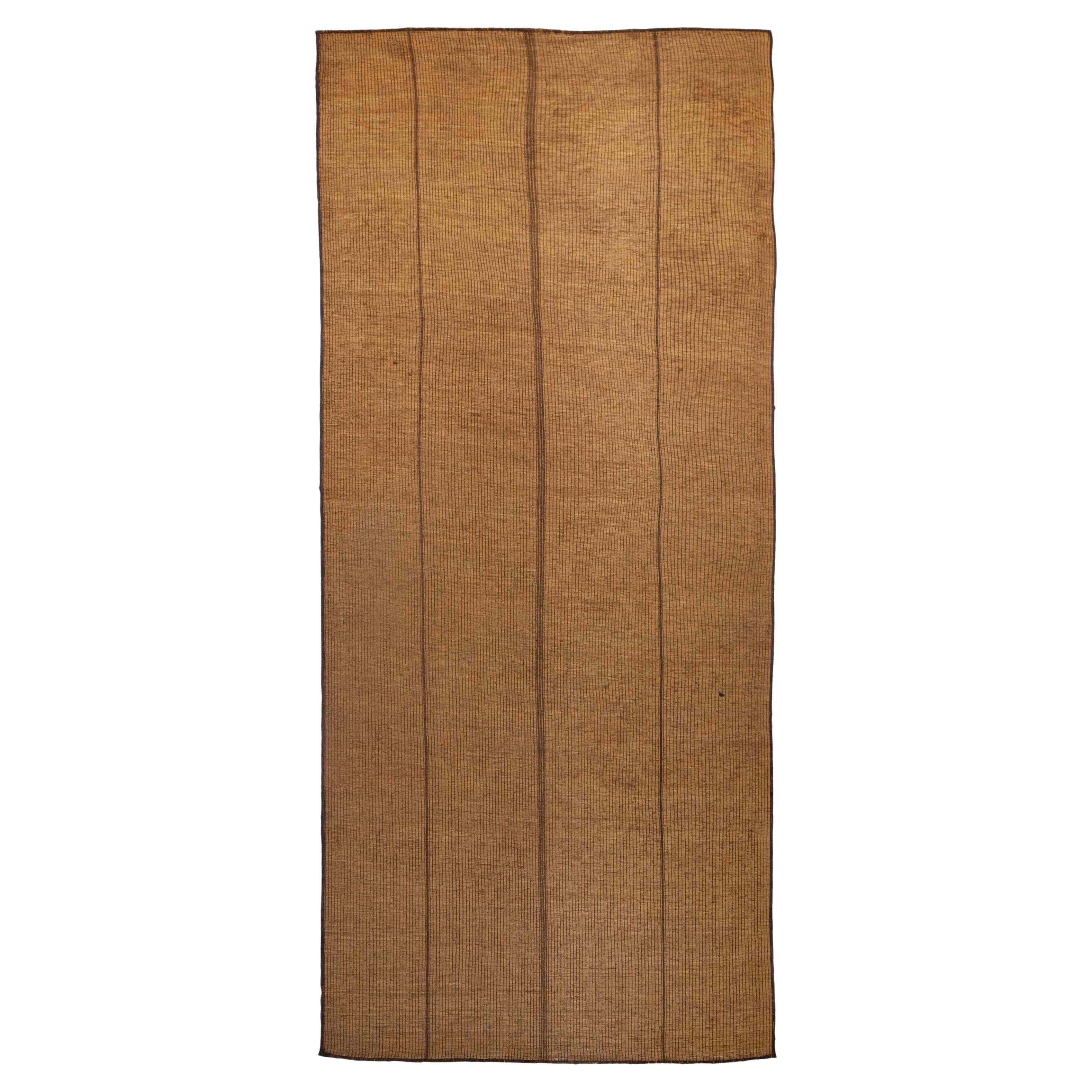 Stuoia Tuareg Berbera Mauritana Vintage Manufatto in Pelle e Legno Naturali