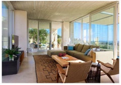 Tuareg Bereber Mat Vintage 1970s  Tejido de junco y cuero 480×265 cm