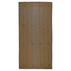 Berber-Tuareg-Matte  Weinlese  Mauretanien Artefakt aus Naturholz und Leder