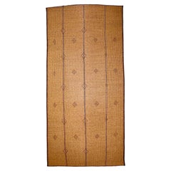 Vintage Berber Tuareg Matte, Sahara, 1980er Jahre, Binsen und Leder, 470x228 cm