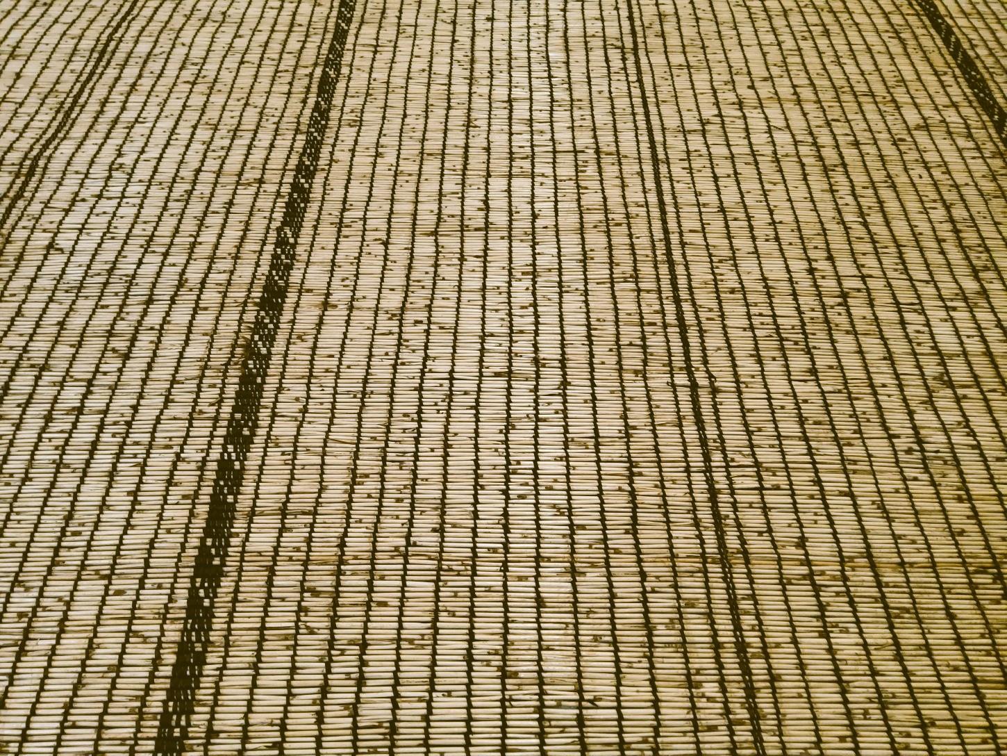 Tuareg Bereber Mauritania Vintage de cuero y madera natural Mat Tribal en venta