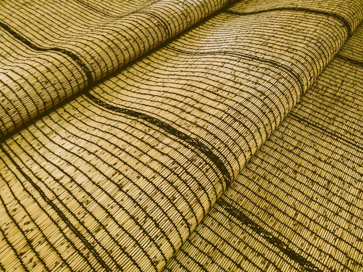 Tuareg Bereber Mauritania Vintage de cuero y madera natural Mat Late 20th Century en venta