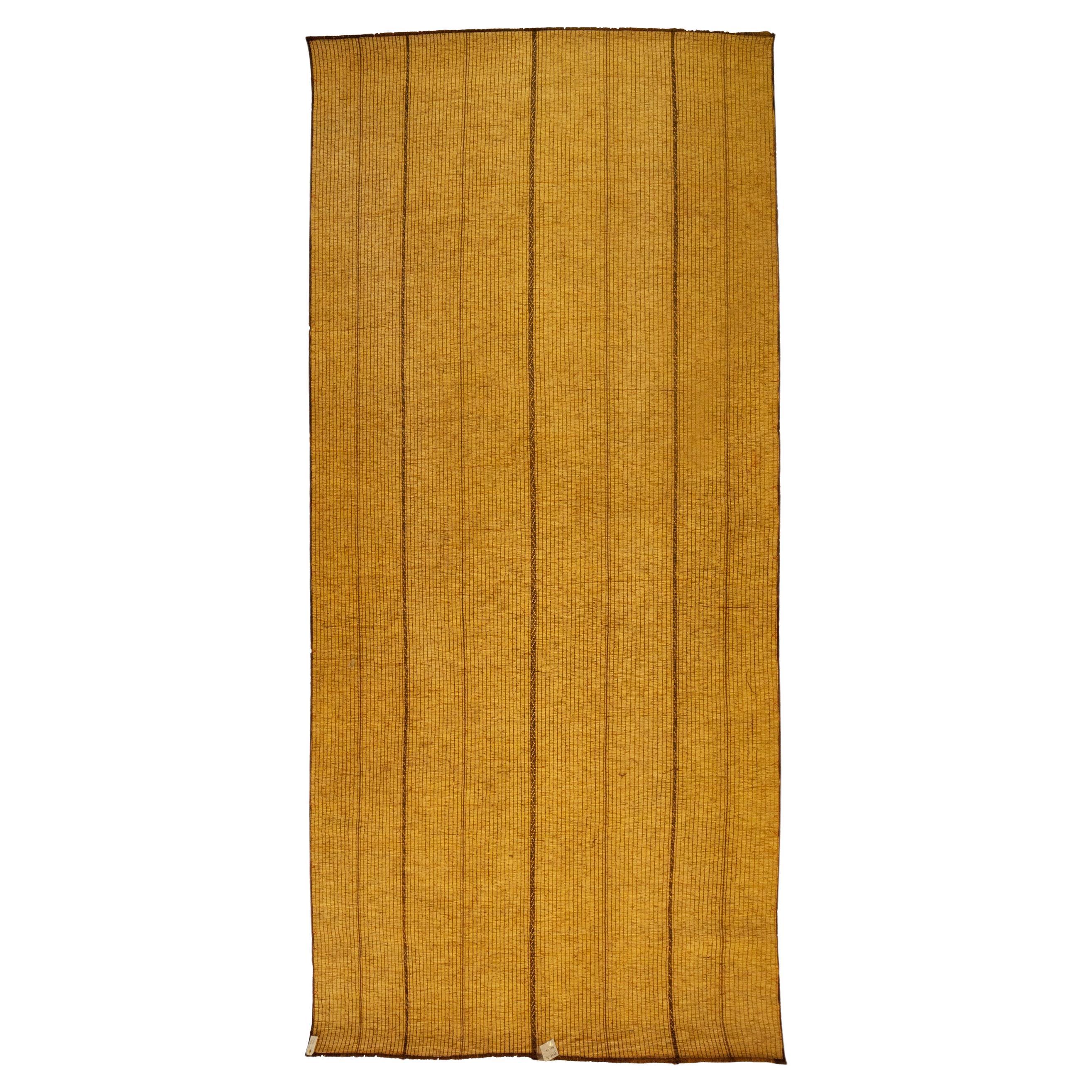 Mat Tuareg Berber Mauritania Vintage Leather and Natural Wood Manufacto