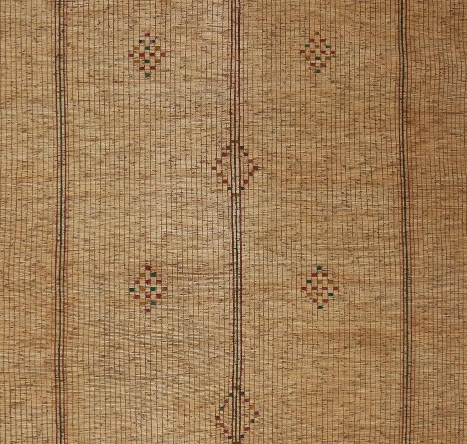 Sub-Saharan African Tapis Touareg Made in Sahara Mauritanien Vintage en bois et cuir en vente