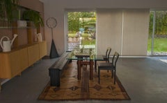 Stuoia Tuareg Tappeto Marrone Manufatta in Sahara Mauritana Marocco Vintage