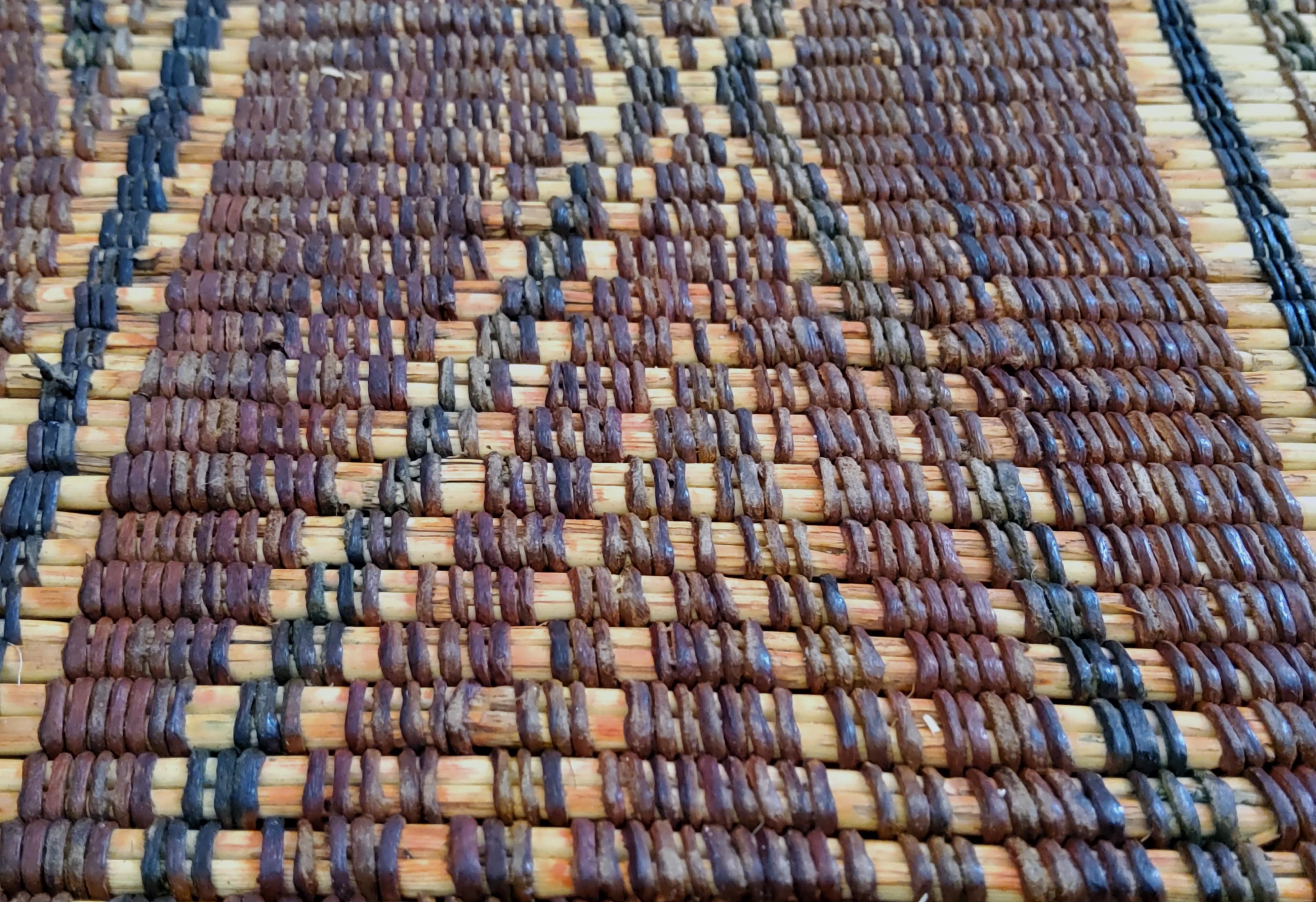Alfombra Tuareg Marroquí Sahara Mauritano Marrón Hecho a Mano Vintage Marruecos Sub-Saharan African en venta