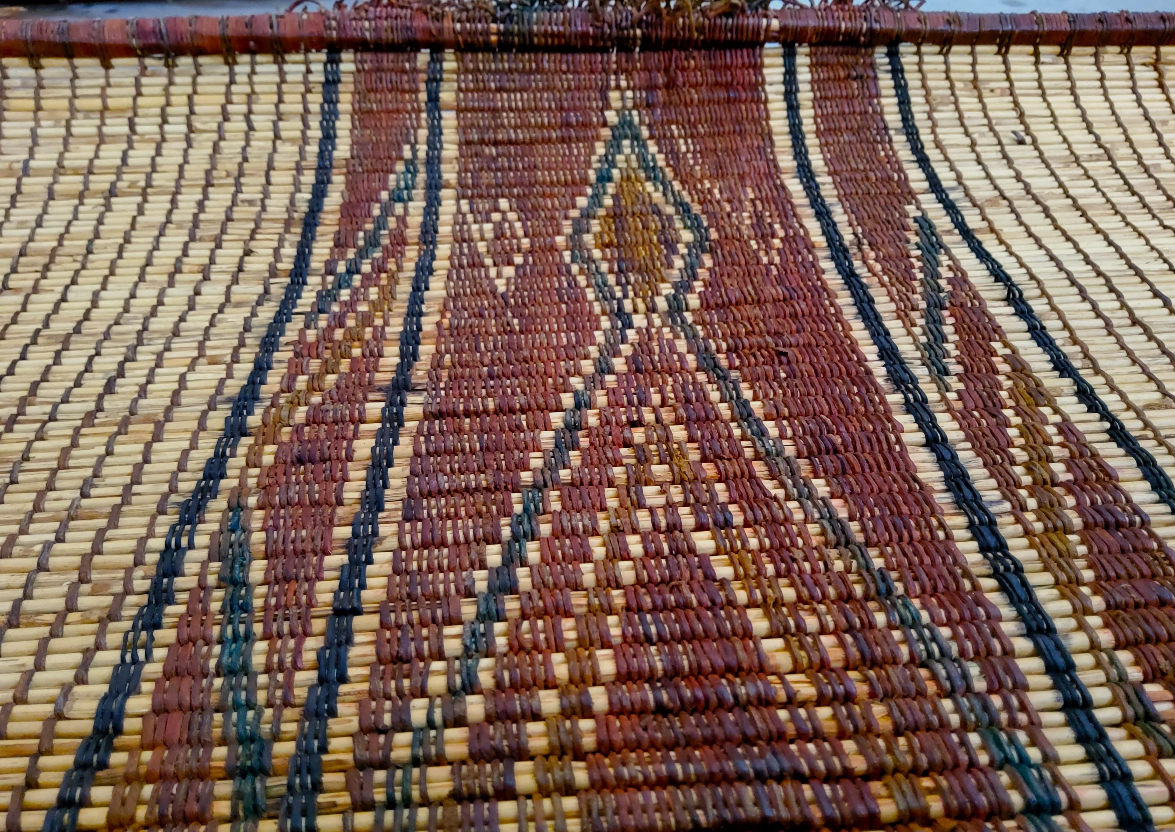 Alfombra Tuareg Marroquí Sahara Mauritano Marrón Hecho a Mano Vintage Marruecos en Bueno estado para la venta en Loria, IT