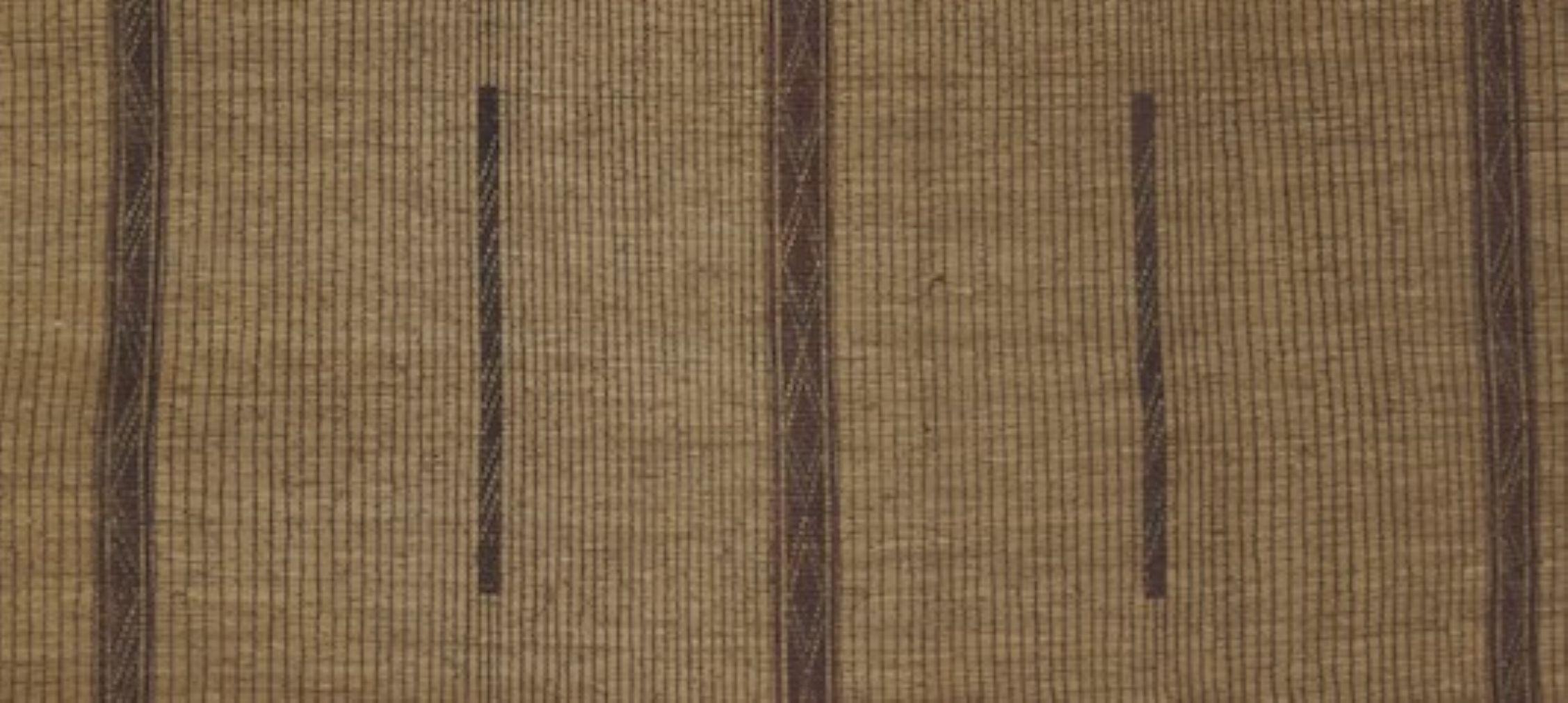 Leather Stuoia Tuareg Vintage Sahara Anni ’80 Cuoio e Legno Intrecciato 473x281 cm For Sale