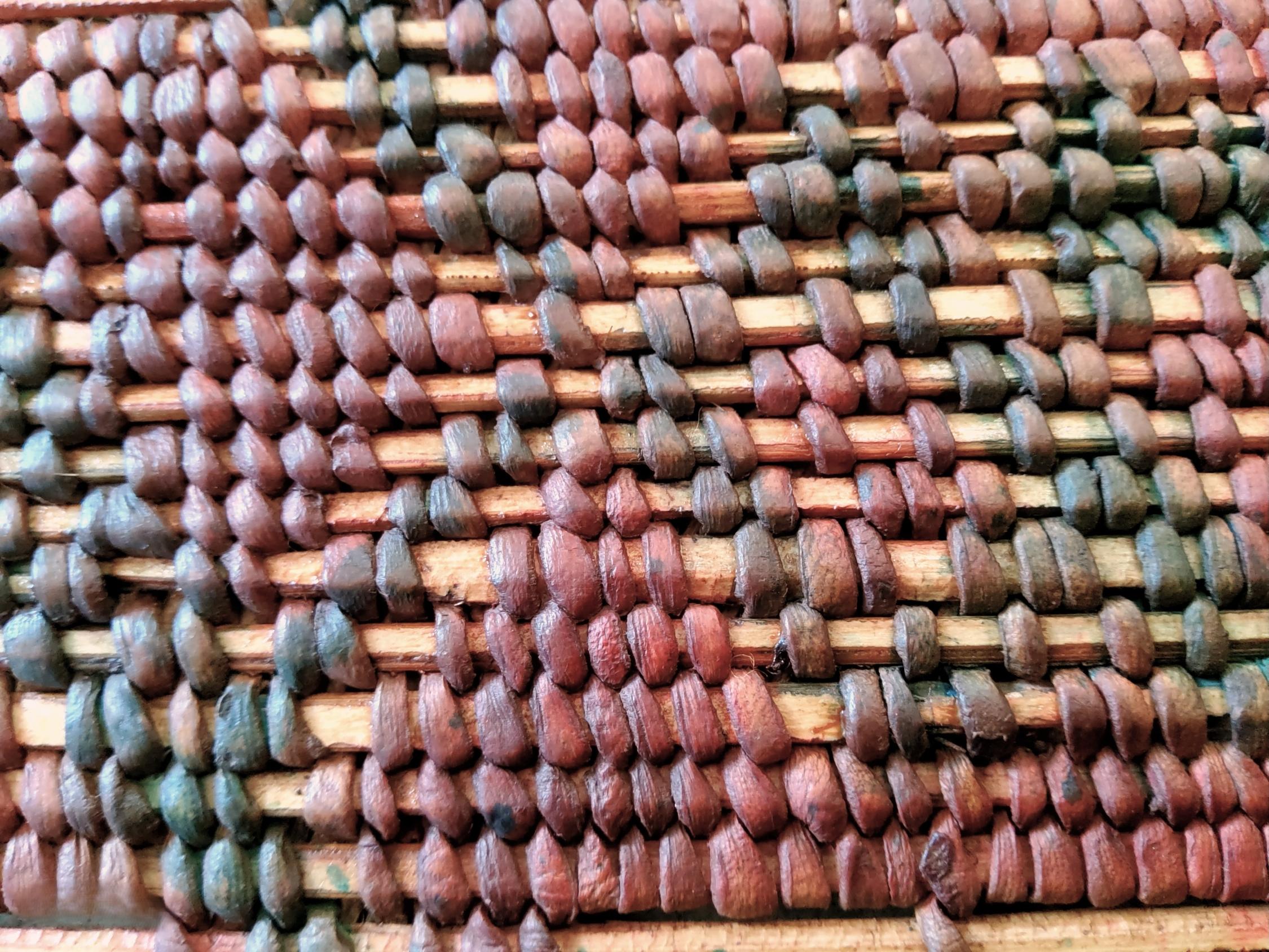 Vintage Tuareg-Matte, 1960er Jahre, handgewebtes Schilf und Holz, 540×295 cm im Angebot 1