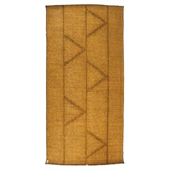 Vintage Tuareg-Matte, 1960er Jahre Schilf und handgewebtes Leder 440×220 cm
