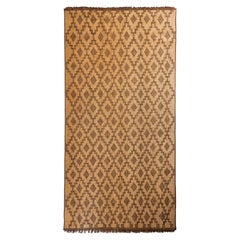 Stuoia Tuareg Vintage Anni 
70  Intreccio Giunco e Pelle 515x255 cm