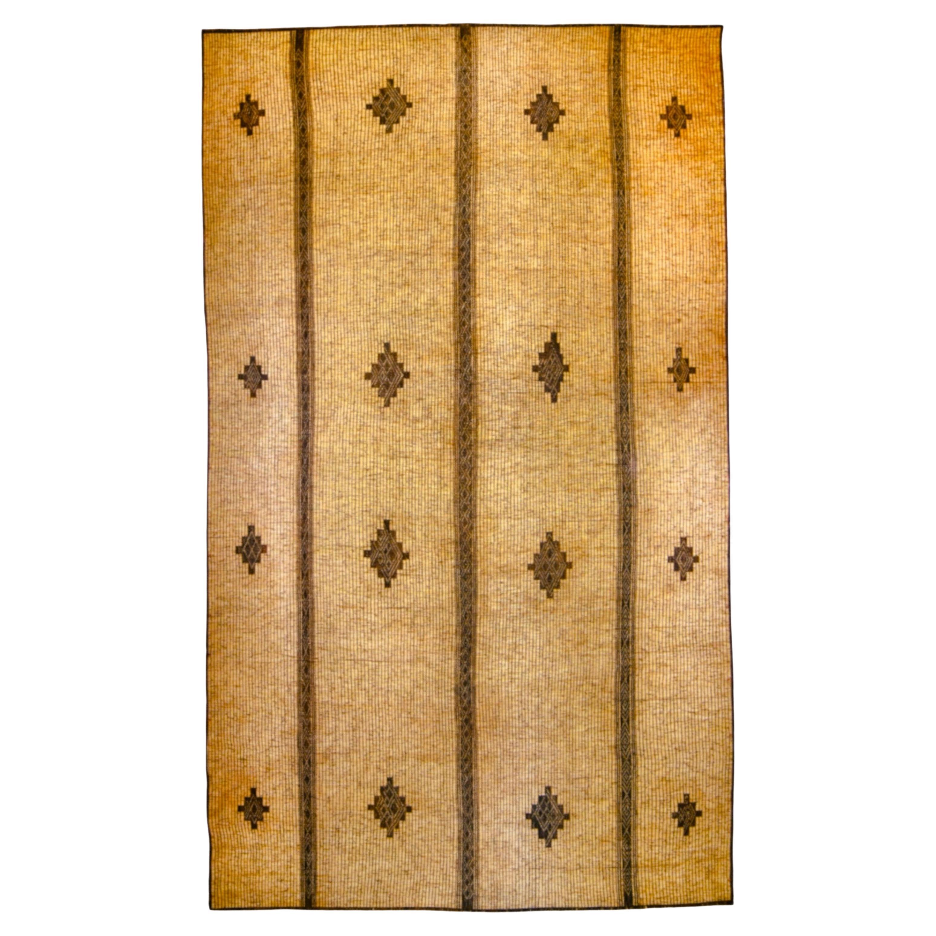 Tuareg-Matte aus Binsen und Leder, 1980er Jahre, Mauretanien - 492 x 275 cm