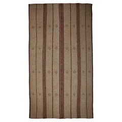 Vintage Tuareg Matte - Sahara, 1980er Jahre, Binsen und Leder gewebt  475×264 cm