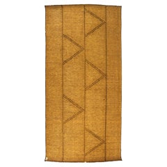 Alte Tuareg-Matte. Sahara, 1980er Jahre, gewebtes Schilf und Leder, 420×223 cm