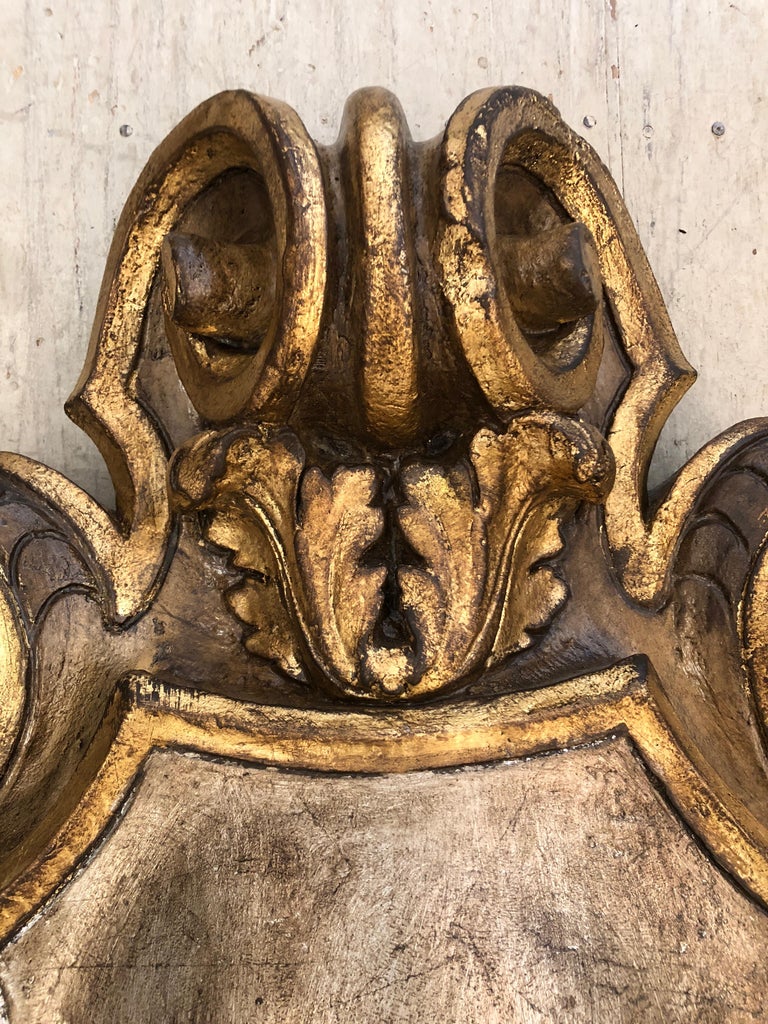 Stupendously Large and Impressive Silver and Gold Gilded Shield Wall