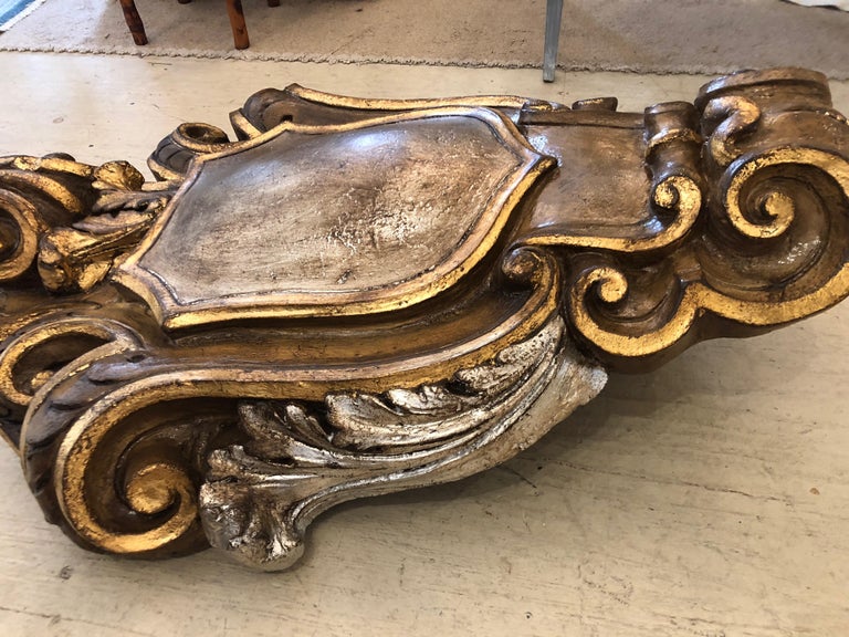 Stupendously Large and Impressive Silver and Gold Gilded Shield Wall