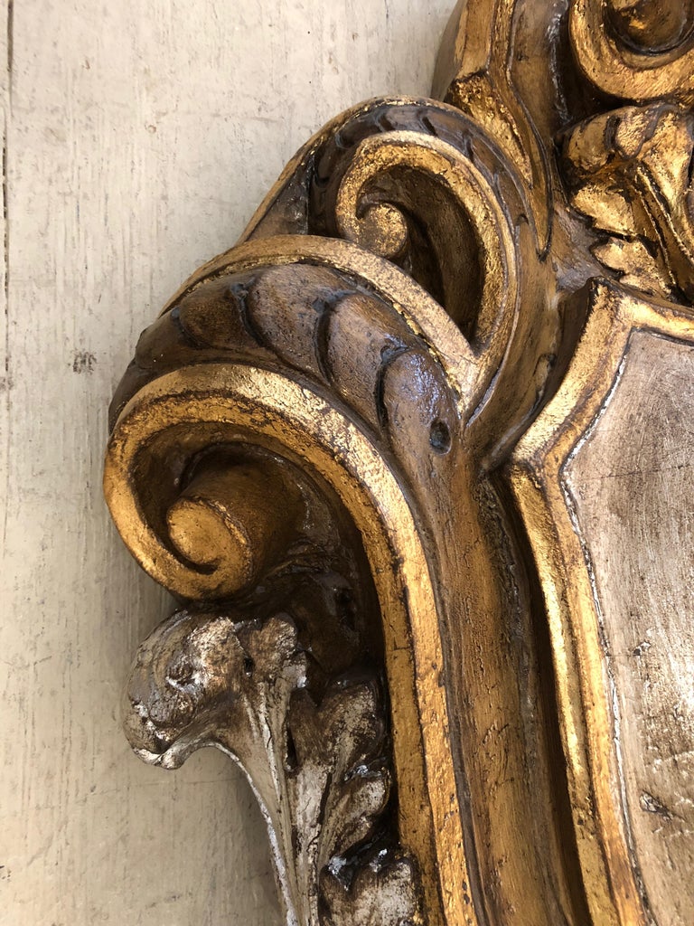 Stupendously Large and Impressive Silver and Gold Gilded Shield Wall