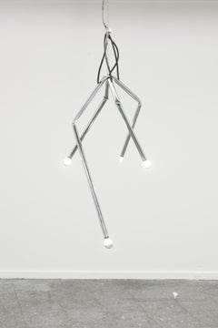 Lampe tube 'Chandelier 4 Ampoules' de Stephane Barbier Bouvet