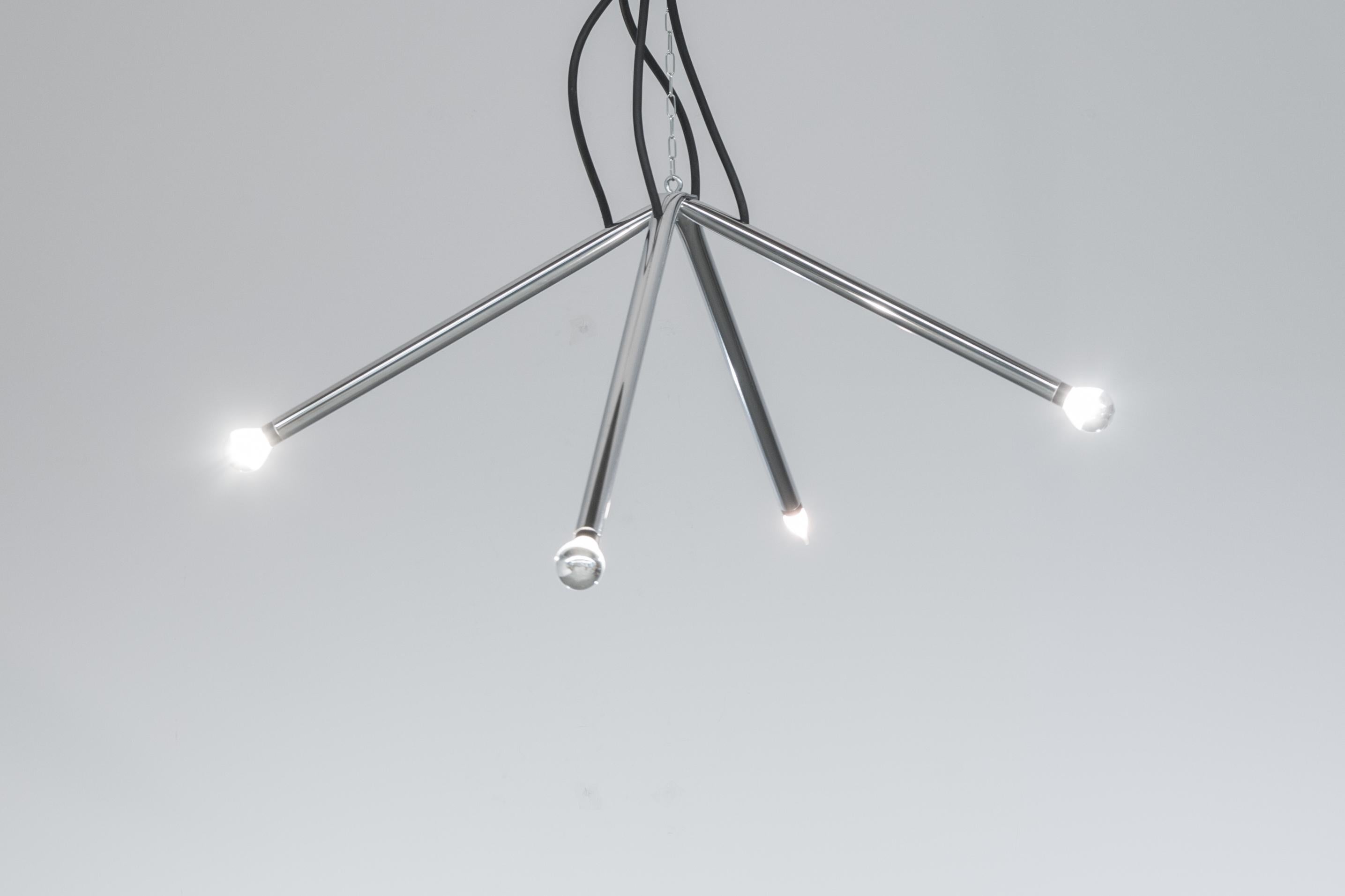 Other Stupid Bending 'Straight Chandelier' by Stephane Barbier Bouvet For Sale
