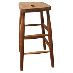 Sturdy Artist’s Farmhouse Kitchen High Stool    This is a good chunky piece