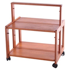 Robusto carrello brutalista realizzato negli anni '60