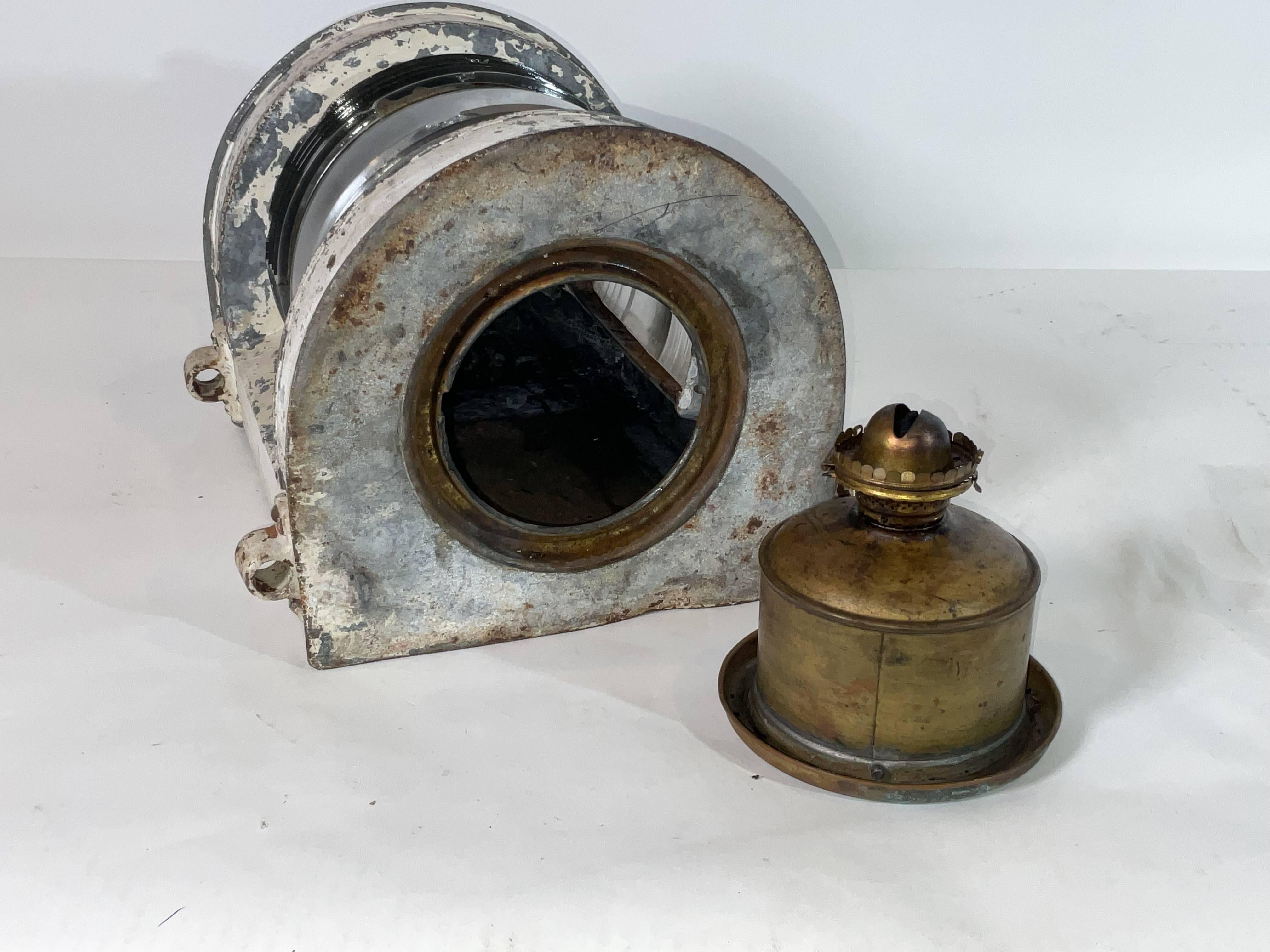 Mid-20th Century Sturdy Masthead Lantern by Perko For Sale
