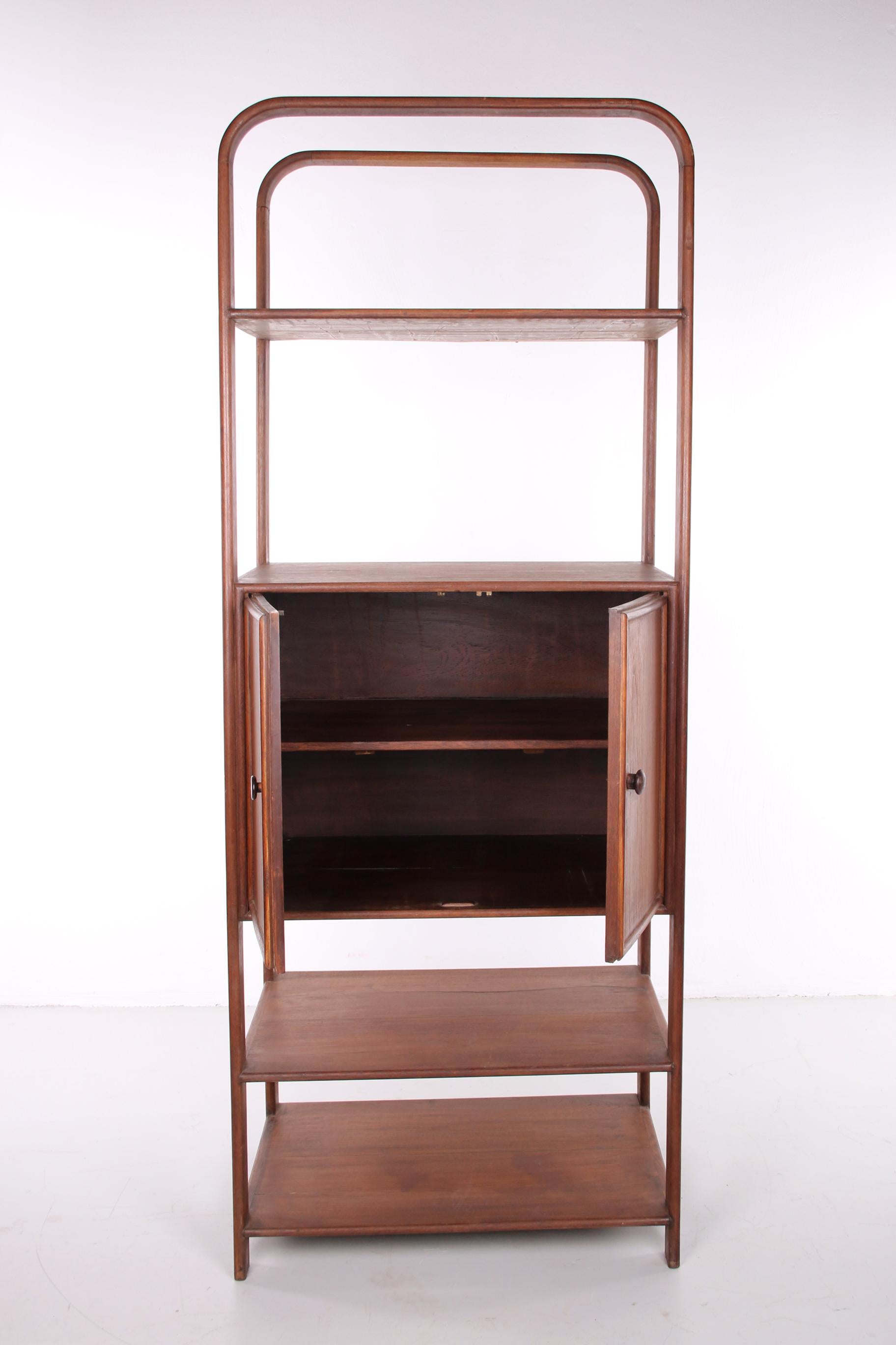 Sturdy Wall Unit Bookcase Made of Wood 1