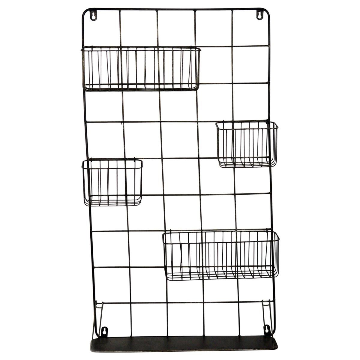 Sturdy Wire Wall Organiser, 20th Century For Sale