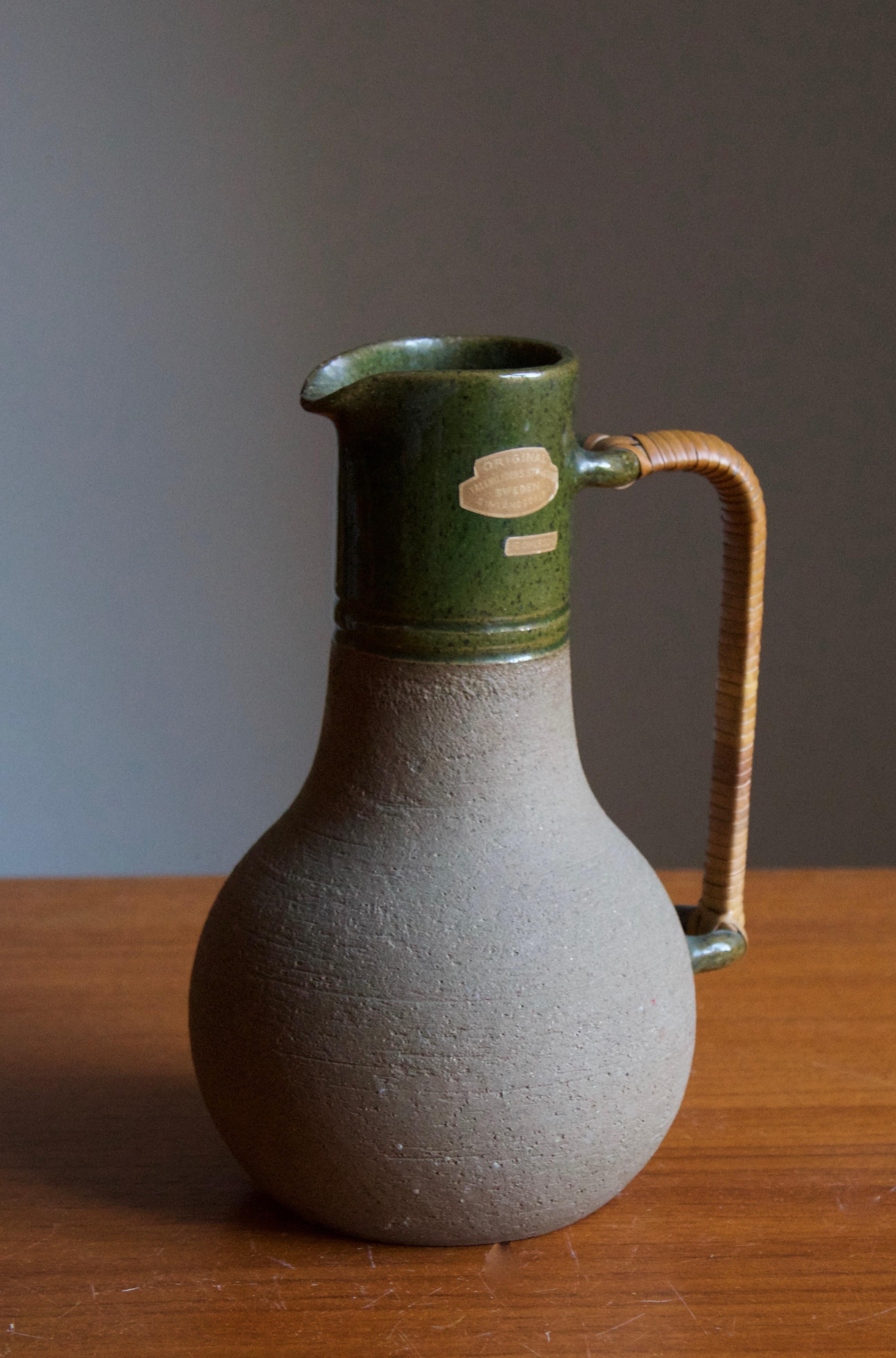 A modernist pitcher, designed by Sture G. Ohlsson, produced by his own workshop 