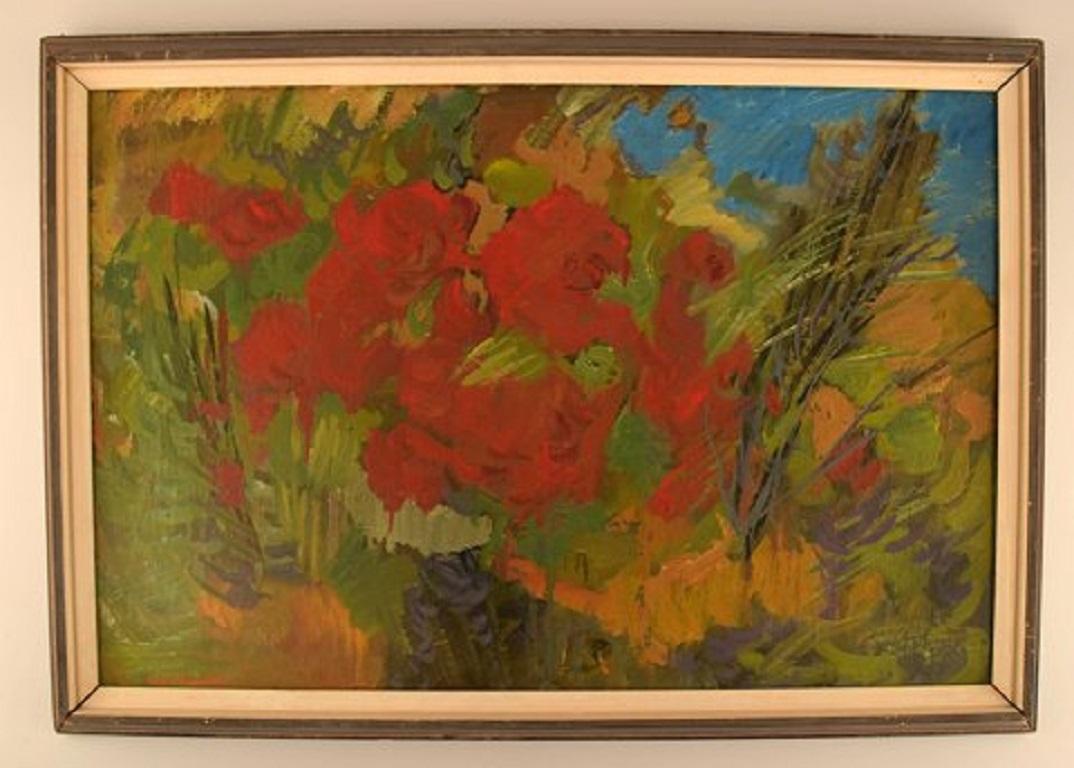 Sture Haglundh (1908-1978), Sweden. Mixed-media on board. Wild flowers, 1960s.
The board measures: 62 x 41 cm.
The frame measures: 4 cm.
In excellent condition.
Signed.