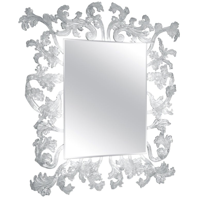 Sturm und Drang Square Mirror with LED, by Piero Lissoni for Glas Italia For Sale at 1stDibs