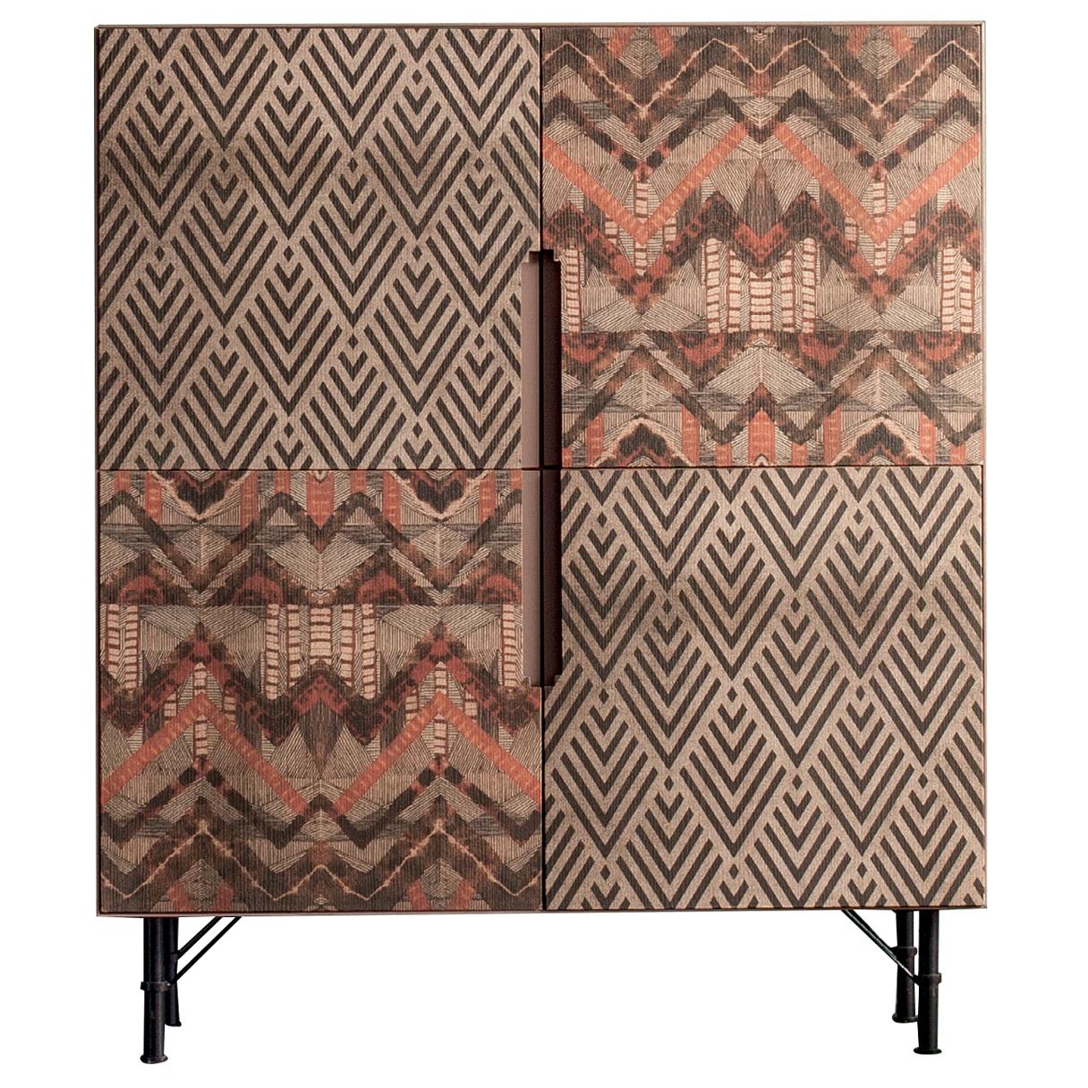 Style Chevron Cupboard 108